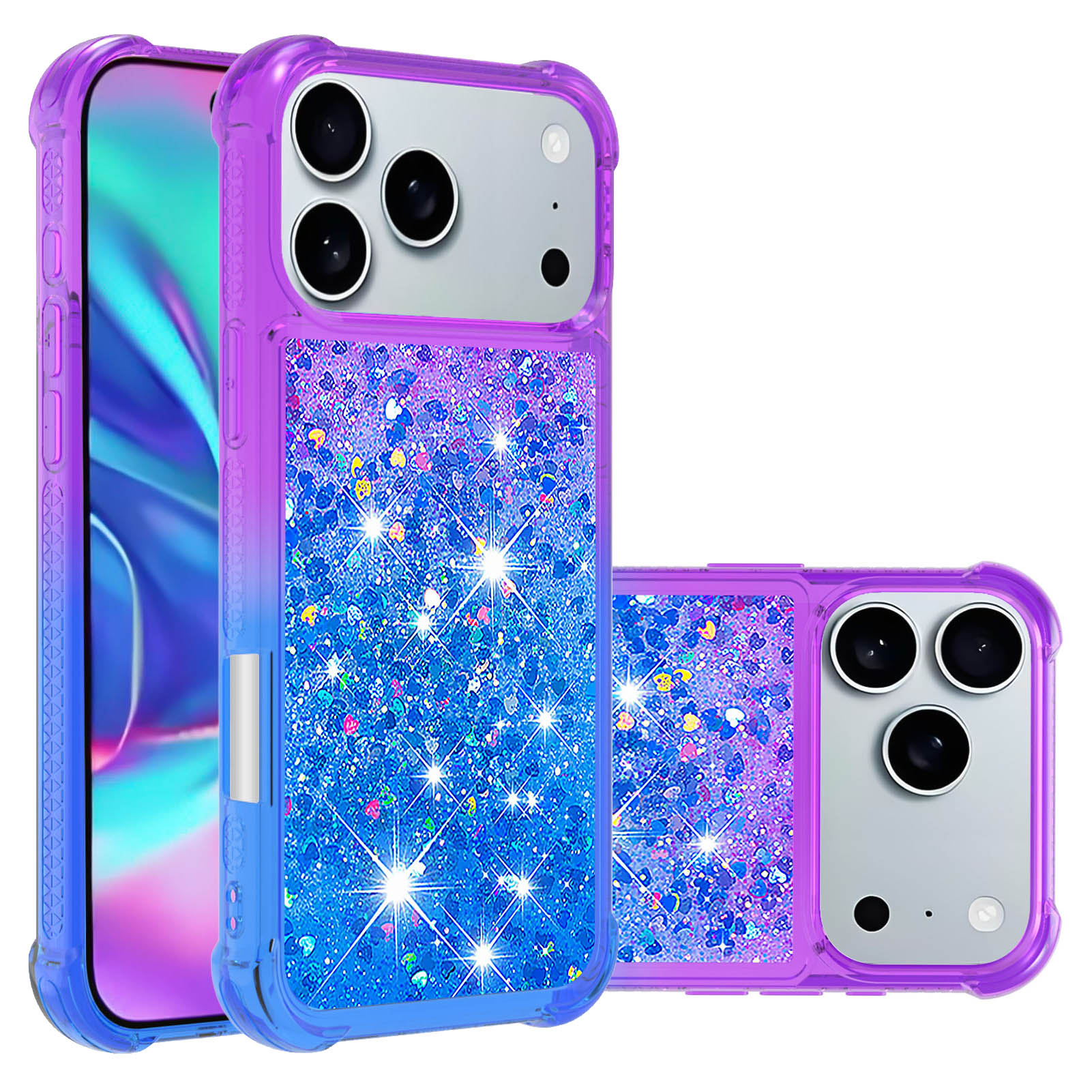 Fragance X - Gradient Bling Glitter Liquid Quicksand Etui