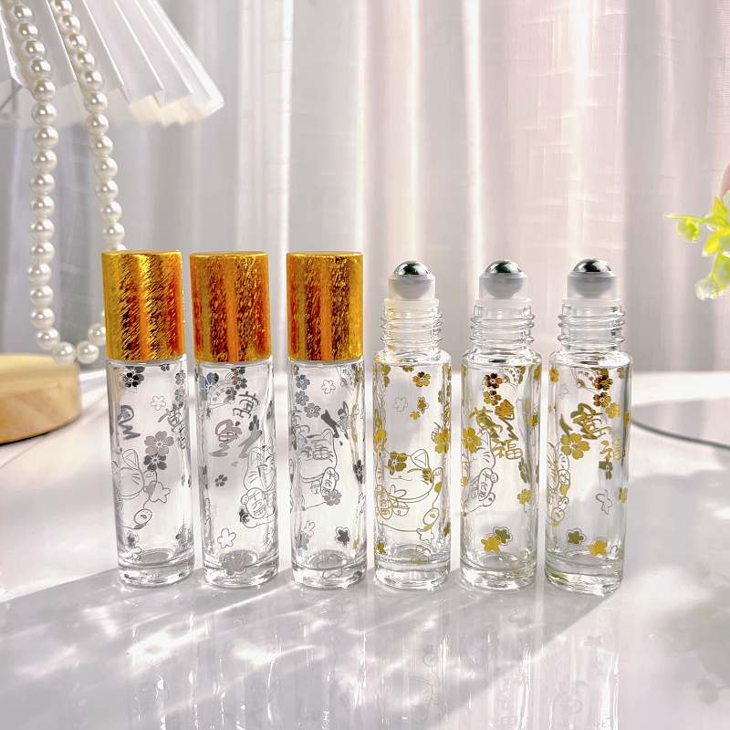 Attar Oil Roll On - 20 szt. 10ml Przezroczysta Szklana Butelka