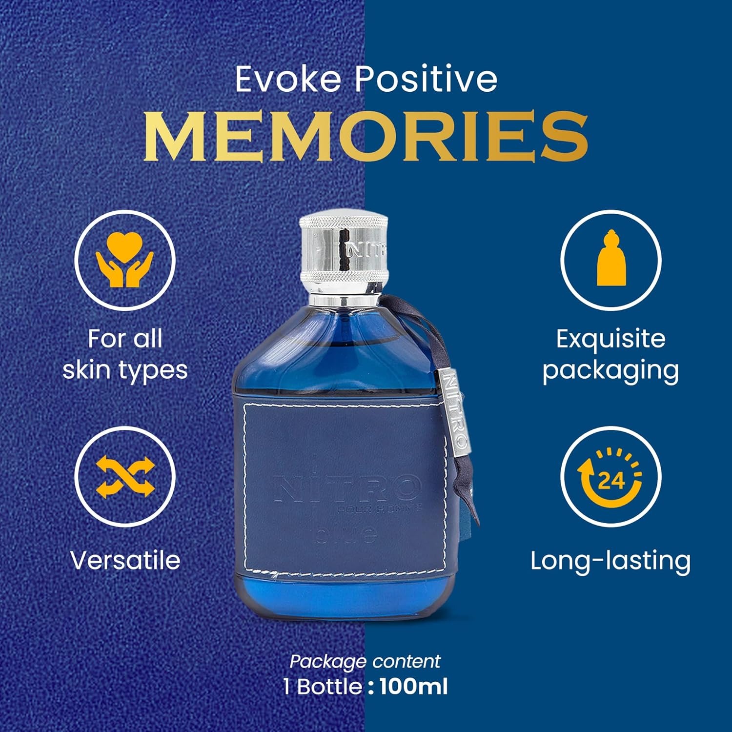 Dumont Nitro Blue 3.4 Oz Eau D – Perfume Fragrance Man recenzja i cena
