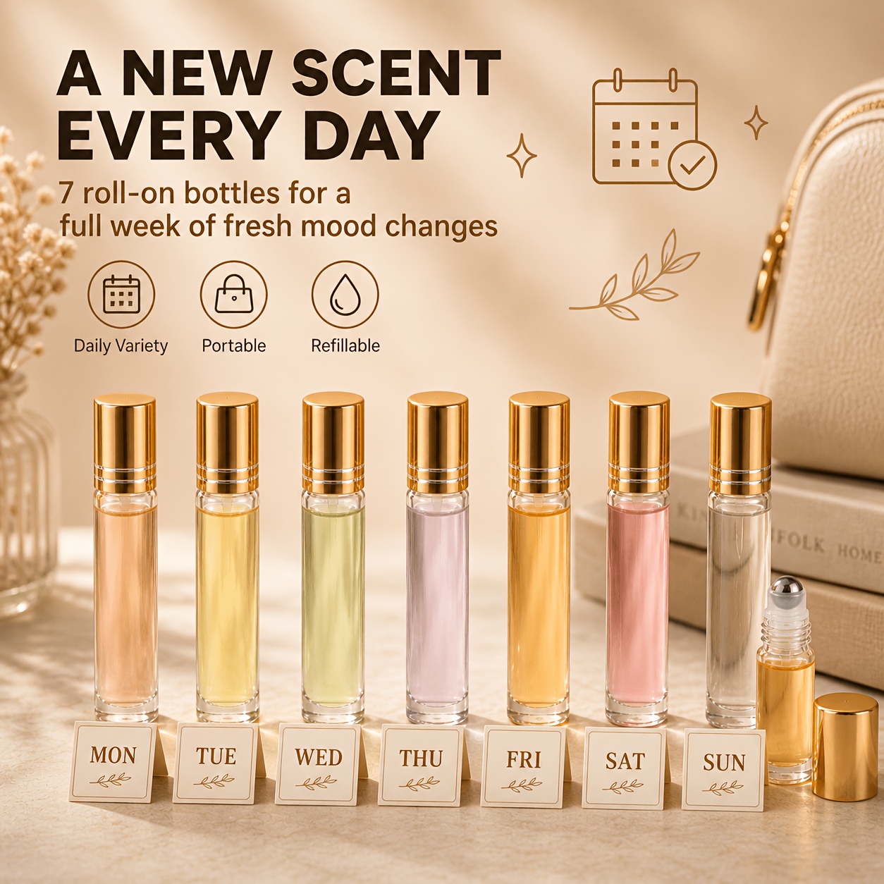 7/14 szt. Szklana butelka roll – Attar Oil Roll On recenzja i cena