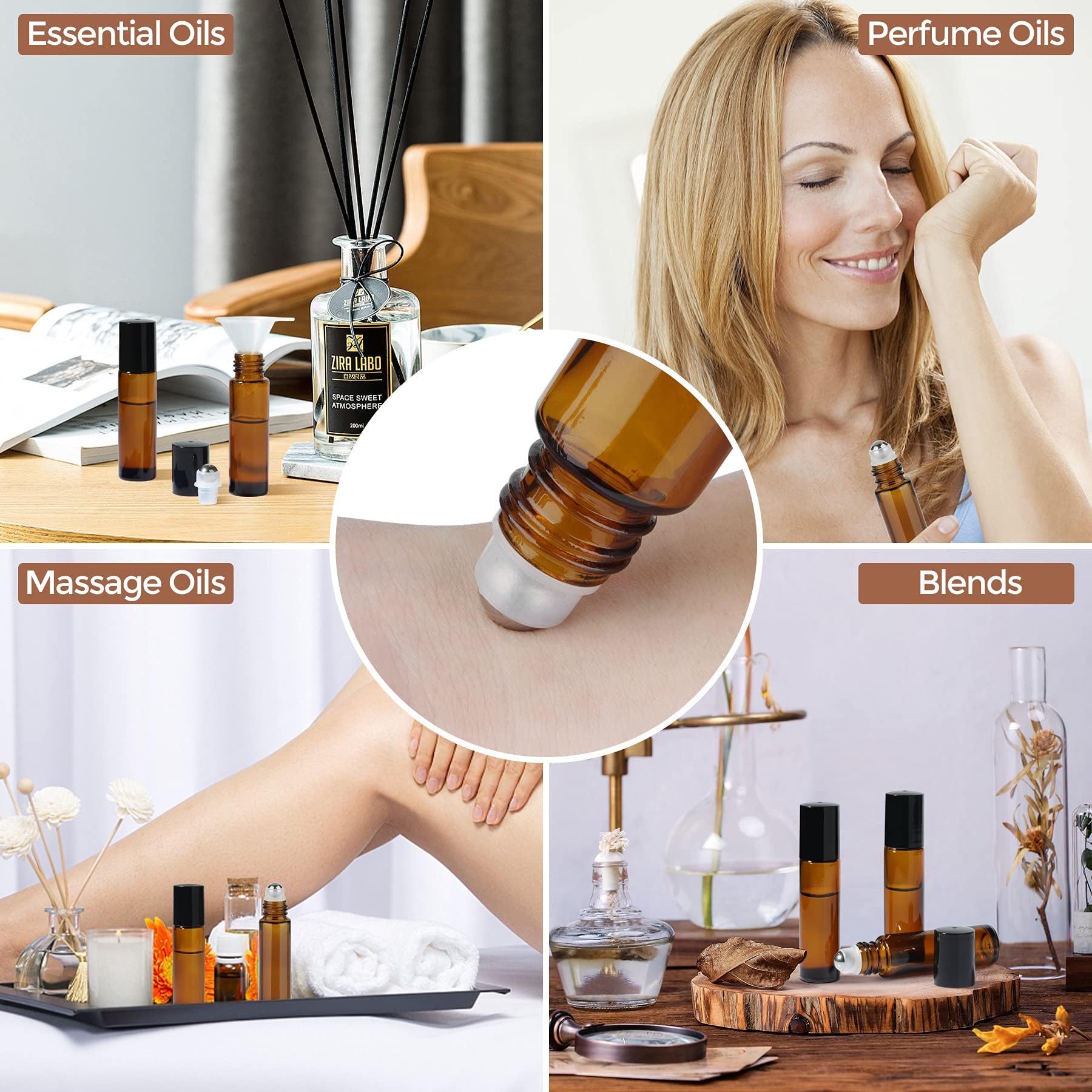 8/30 szt. Szklana butelka roll – Attar Oil Roll On recenzja i cena